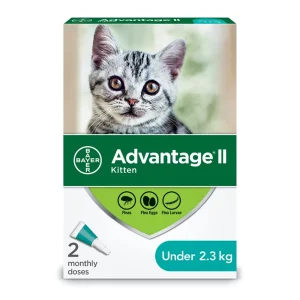 Bayer Advantage II for Cats 2 x 0.23 ml Aqua < 2.3 kg